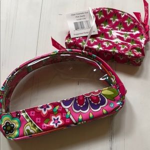 NWT Vera Bradley Cosmetic Duo Medium & Small Bags